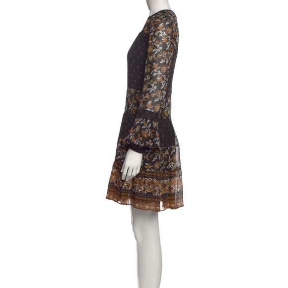 Michael Kors Fall Paisley Dress XS - Picture 2 of 7
